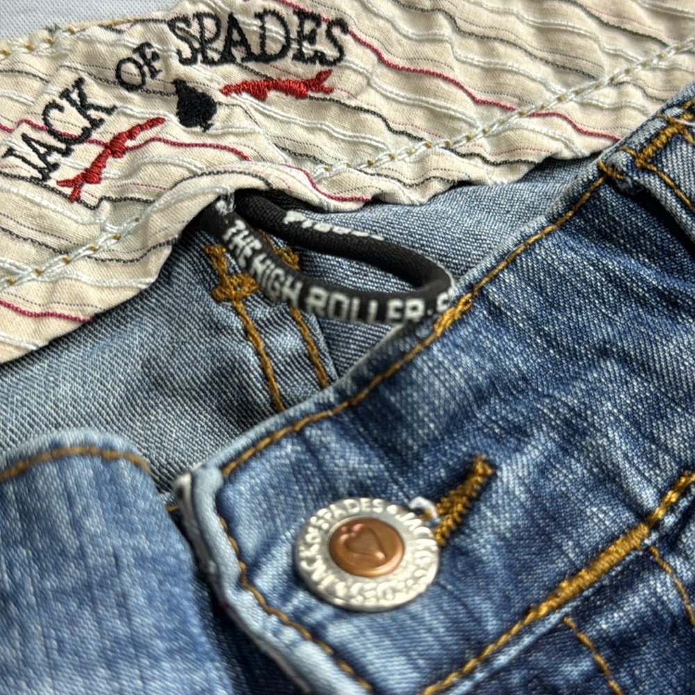 Jack of Spades The High Roller Stretch Relaxed Jeans Size 33x32 - Picture 5 of 9